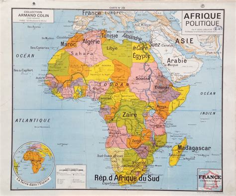 1960s Political Map Of Africa Maps Of Africa This