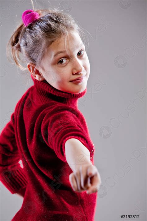 Portrait Of A Little Girl Stock Photo Crushpixel