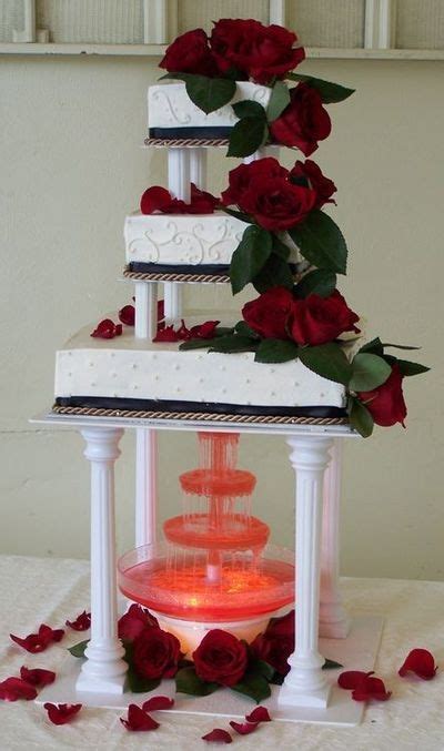 Amazing Red Black And White Wedding Cakes 27 Pic