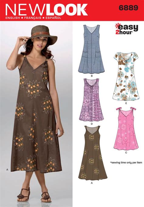 nl6889 misses dress easy summer dress sewing patterns dress sewing patterns sewing dresses
