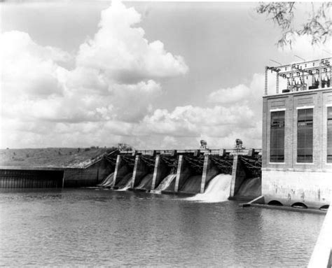 Florida Memory Electric Power Dam On Lake Talquin
