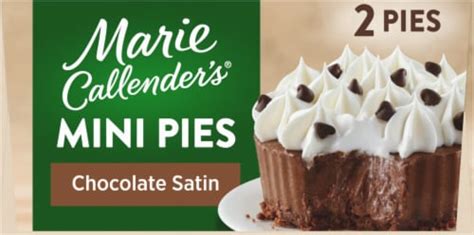 Marie Callenders Chocolate Satin Mini Pies 6 Oz Kroger