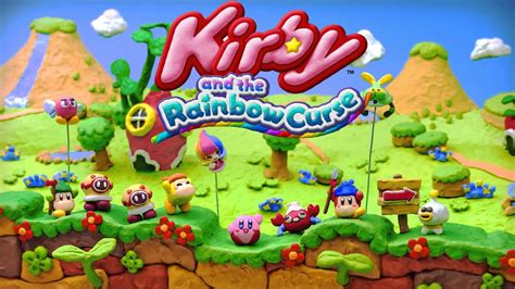Video Game Kirby And The Rainbow Curse Hd Wallpaper