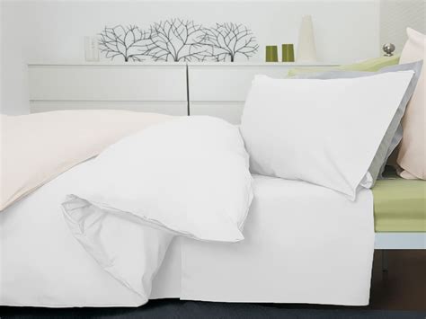 Pure Cotton 200tc White Fitted Sheet Bed Linen Uk Lancashire Textiles