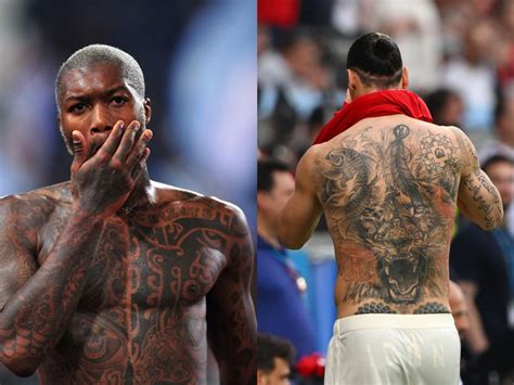Best Footballers Tattoos Which Soccer Player Has The Best Ink