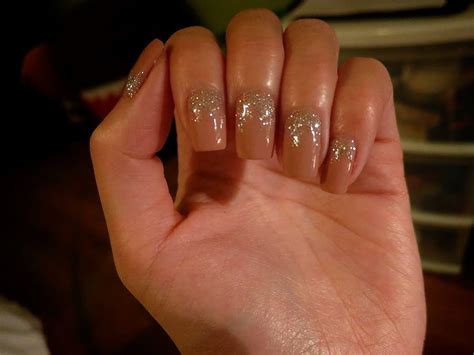 Nude Sparkles Sparkles Nude Nails Beauty Finger Nails Ongles