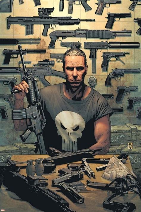 Punisher No1 Cover Punisher Poster By Tim Bradstreet 24 X