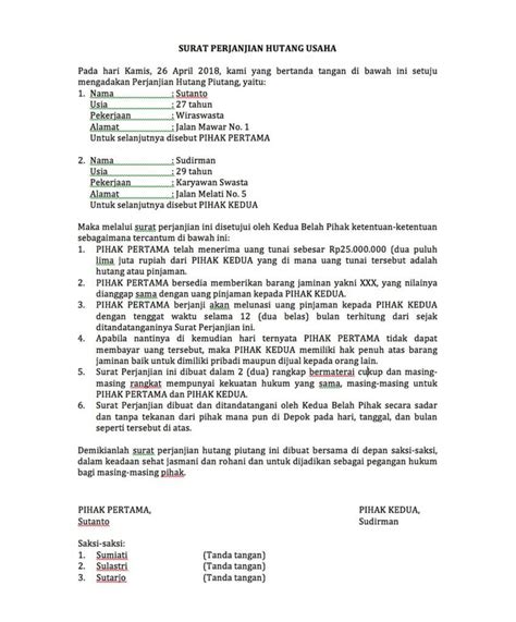 Perjanjian sewa rumah malaysia pdf contoh surat perjanjian sub kontraktor malaysia. Contoh Surat Akuan Berhutang - Contoh Surat