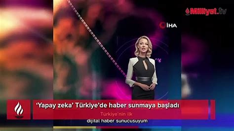 Yapay zeka Türkiyede haber sunmaya başladı Dailymotion Video