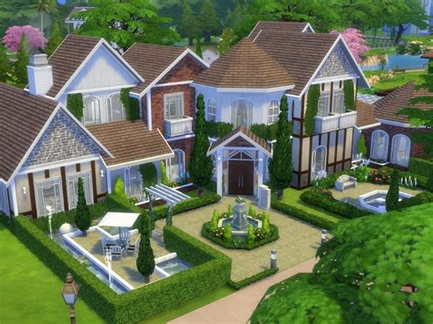 Mod The Sims Chesterfield No Cc Sims House Sims Sims 4 House Plans