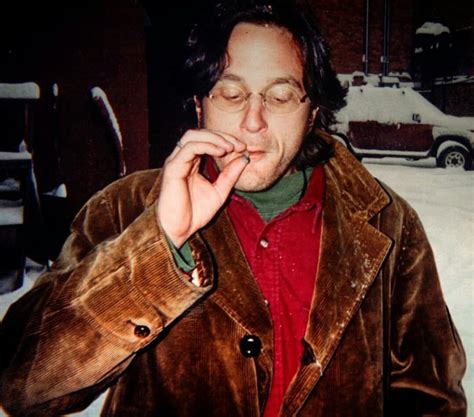 Comedian And Podcaster Marc Maron Smoking A Joint In Aspen 1995