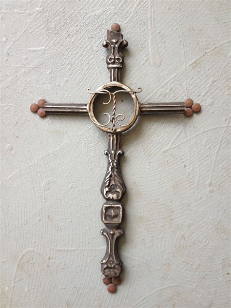 Scrap Metal Cross By Birmingham Metal Artist Catherine Partain Cross