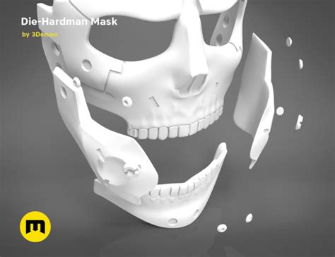 He is the commander of the bridges organization. Die-Hardman Mask - Death Stranding | 3Demon - 3D print ...