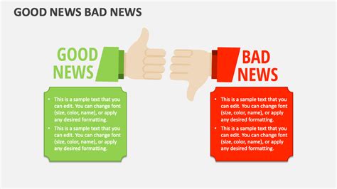 Good News Bad News Powerpoint Presentation Slides Ppt Template