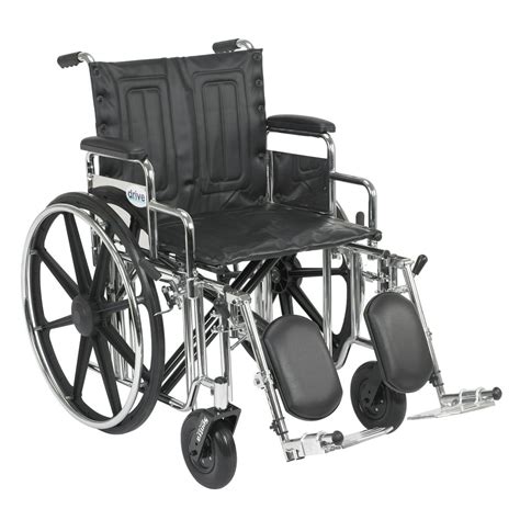 Drive Medical Sentra Extra Heavy Duty Wheelchair Detachable Desk Arms