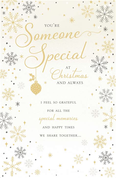 Always Someone Special Traditional Christmas Greeting Card Special Xmas Cards Ebay