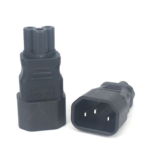 Iec C Pin Male Naar C Pin Female Power Plug Converter Adapter Grandado