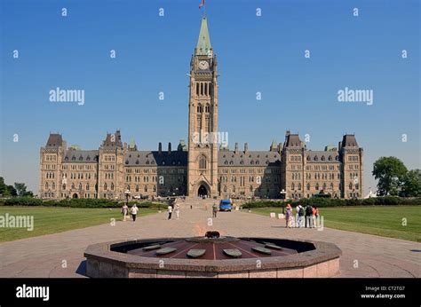 The Parliamentary Buildings At Ottawa Ontario Canada Stock Photo Alamy