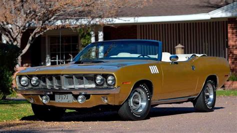 One Of Five Six Pack 1971 Plymouth Cuda Convertible