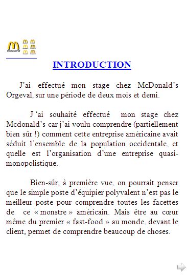 Rapport De Stage De La Gestion Des Entreprises