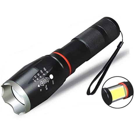 Bestsun Led Torch With Cob Light Super Bright Zoomable Torches