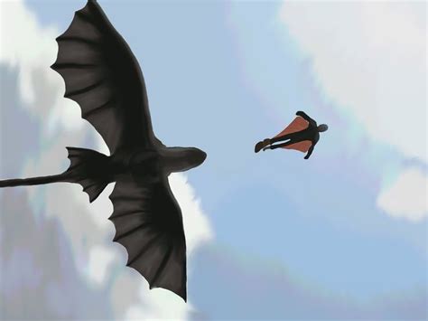 Toothless And Hiccup Flying Toothless Toothless Dragon How Train