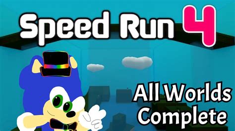 Roblox Speed Run 4 Classic All Worlds Complete Youtube