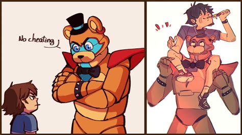 Glamrock Freddy Being A Wholesome Dad Comic Dub Compilation Fnaf