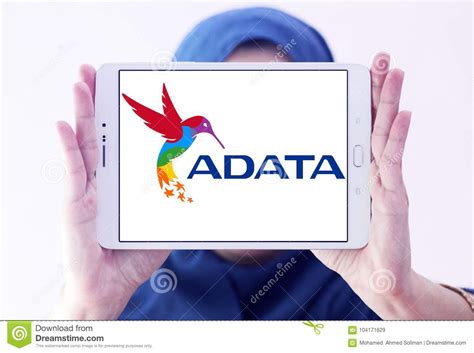 Adata Technology Company Logo Editorial Stock Image Image Of Cards