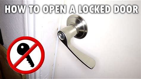 How To Open A Locked Bedroom Door Without Key Ireland