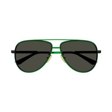 Bottega Veneta BV1240S 004 Green Sunglasses Man