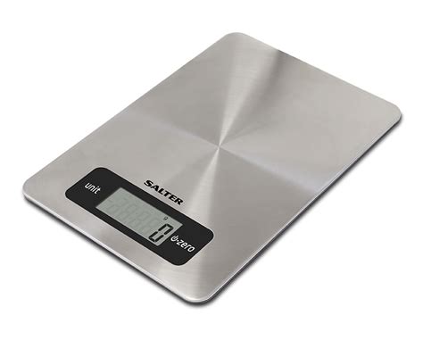 Salter Digital Kitchen Scales 5kg Stainless Steel Aquatronic Food