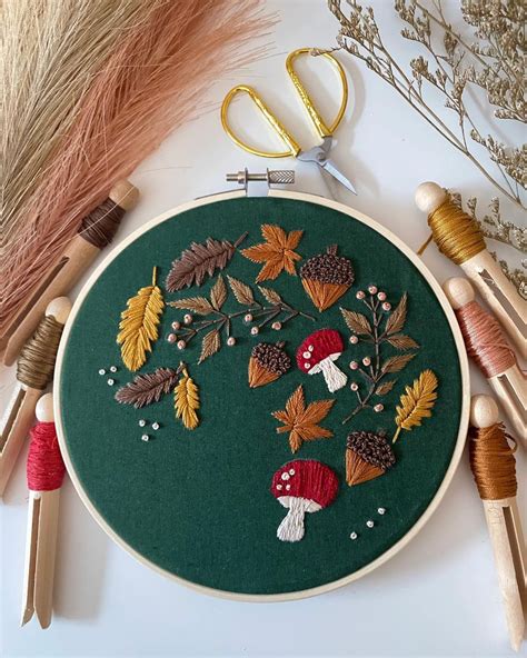 Katie Olivia Embroidery On Instagram Forest Core Is Still Available