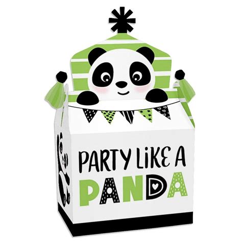 Pick ‘n Save Big Dot Of Happiness Party Like A Panda Bear Treat Box