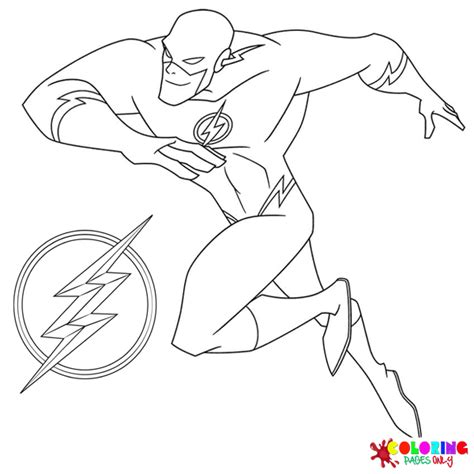 67 Free Printable The Flash Coloring Pages