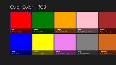 Color Color Rgb For Windows 8 And 81