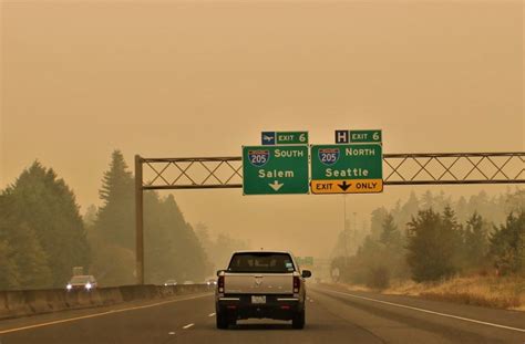 Wildfire Smoke Blankets Area Causes Air Quality To Plummet Camas
