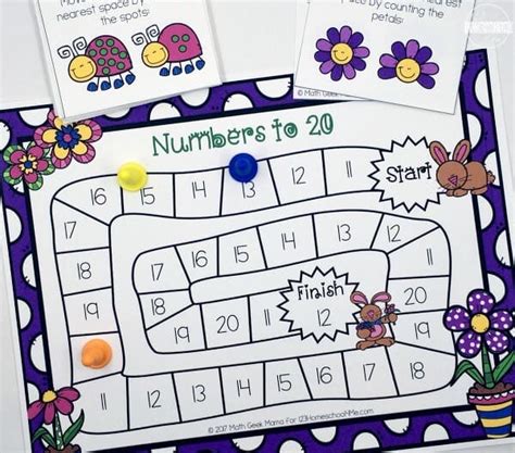 20 Worksheets Counting Game
