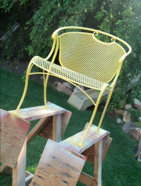 Wroughtiron furniture stock vector (royalty free) 85661119. Spray Painting Wrought Iron Furniture | Metal patio ...