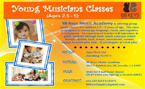 220 music lessons customizable design templates postermywall. Music Lessons: Private & Group | 88 Keys Music Academy