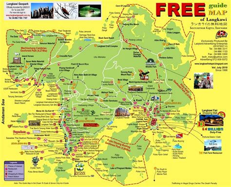 Langkawi Map Langkawi Smart Tours Best Price Guarantee
