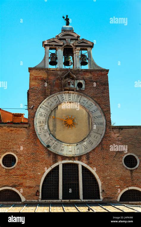 Clock Of Church San Giacomo Di Rialto Venice Italy Stock Photo Alamy