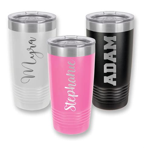 Name Tumblers Personalized Tumbler Etched Tumbler Your Etsy