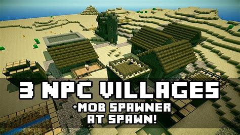 Minecraft Village Seed Xbox 360 - Minecraft Xbox 360 – TU9 / TU8 Seed Showcase! 3 NPC Villages + Monster