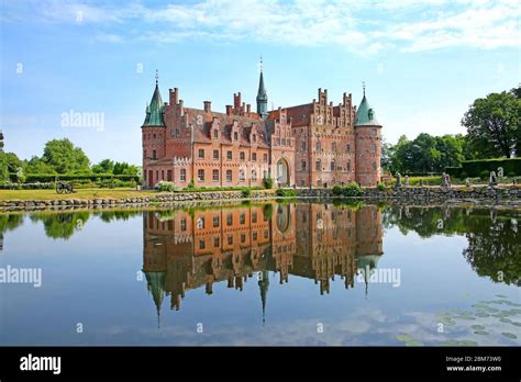 Egeskov Castle Is Located Near Kvaerndrup In The South Of The Island