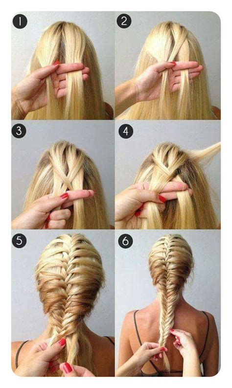 Resultado De Imagen De Fishtail Step By Step Easy Hairstyles For Long
