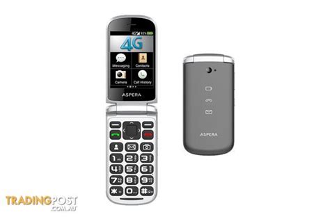 Aspera F40 Titanium 4g Flip Phone