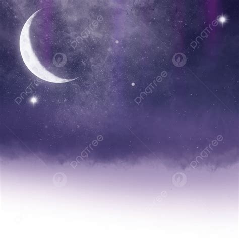 Crescent Moon Png Image Crescent Moon In The Night Moon Sky Dark