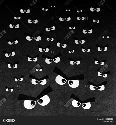 Scary Cartoon Eyes In The Dark