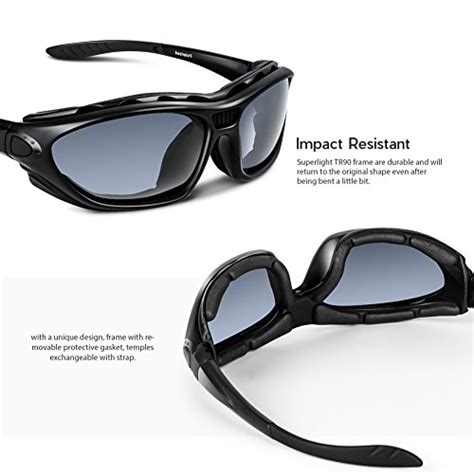 polarized sports sunglasses for men women youth motorcycle safety driving riding military